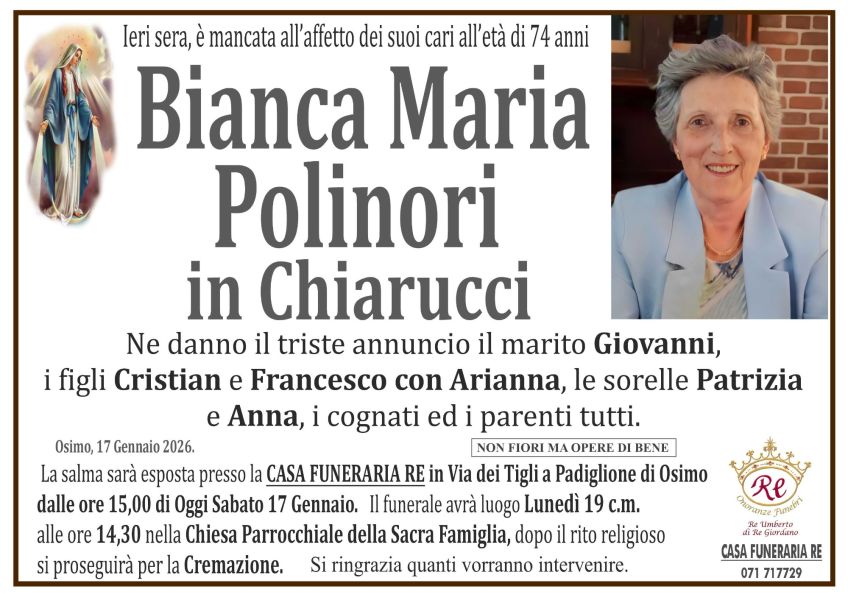 Bianca Maria POLINORI in CHIARUCCI